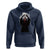 Funny Scary Face Ghost Hand Heart Sign Halloween Hoodie - Wonder Print Shop