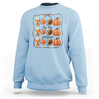 Tis The Season Fall Thanksgiving Sweatshirt American Football Pumpkin - Wonder Print Shop