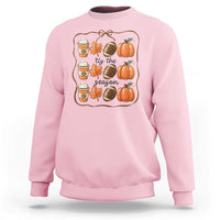 Tis The Season Fall Thanksgiving Sweatshirt American Football Pumpkin - Wonder Print Shop