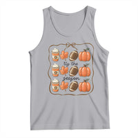 Tis The Season Fall Thanksgiving Tank Top American Football Pumpkin - Wonder Print Shop