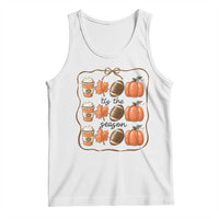 Tis The Season Fall Thanksgiving Tank Top American Football Pumpkin - Wonder Print Shop