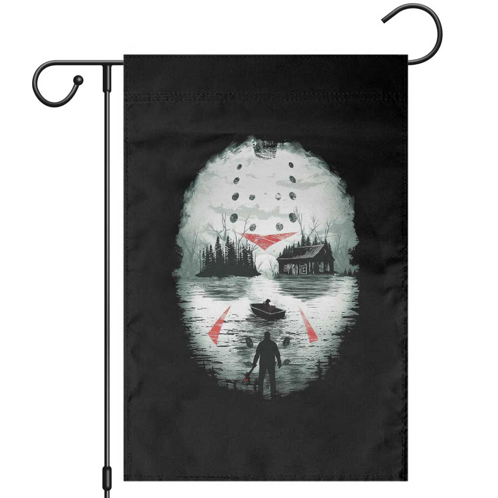 Halloween Jason Hockey Mask Friday 13th Slasher Garden Flag - Wonder Print Shop
