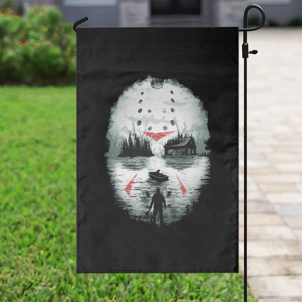 Halloween Jason Hockey Mask Friday 13th Slasher Garden Flag - Wonder Print Shop
