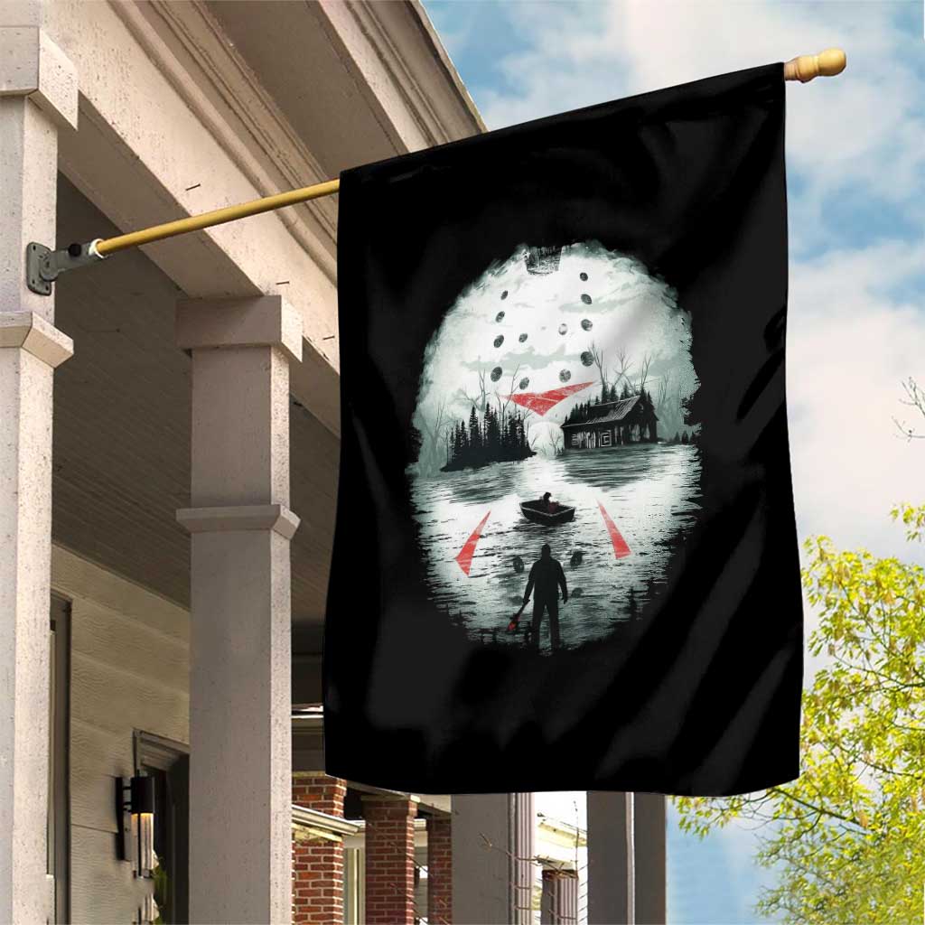 Halloween Jason Hockey Mask Friday 13th Slasher Garden Flag - Wonder Print Shop