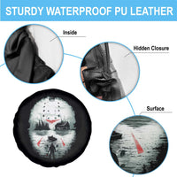 Halloween Jason Hockey Mask Friday 13th Slasher Spare Tire Cover - Wonder Print Shop