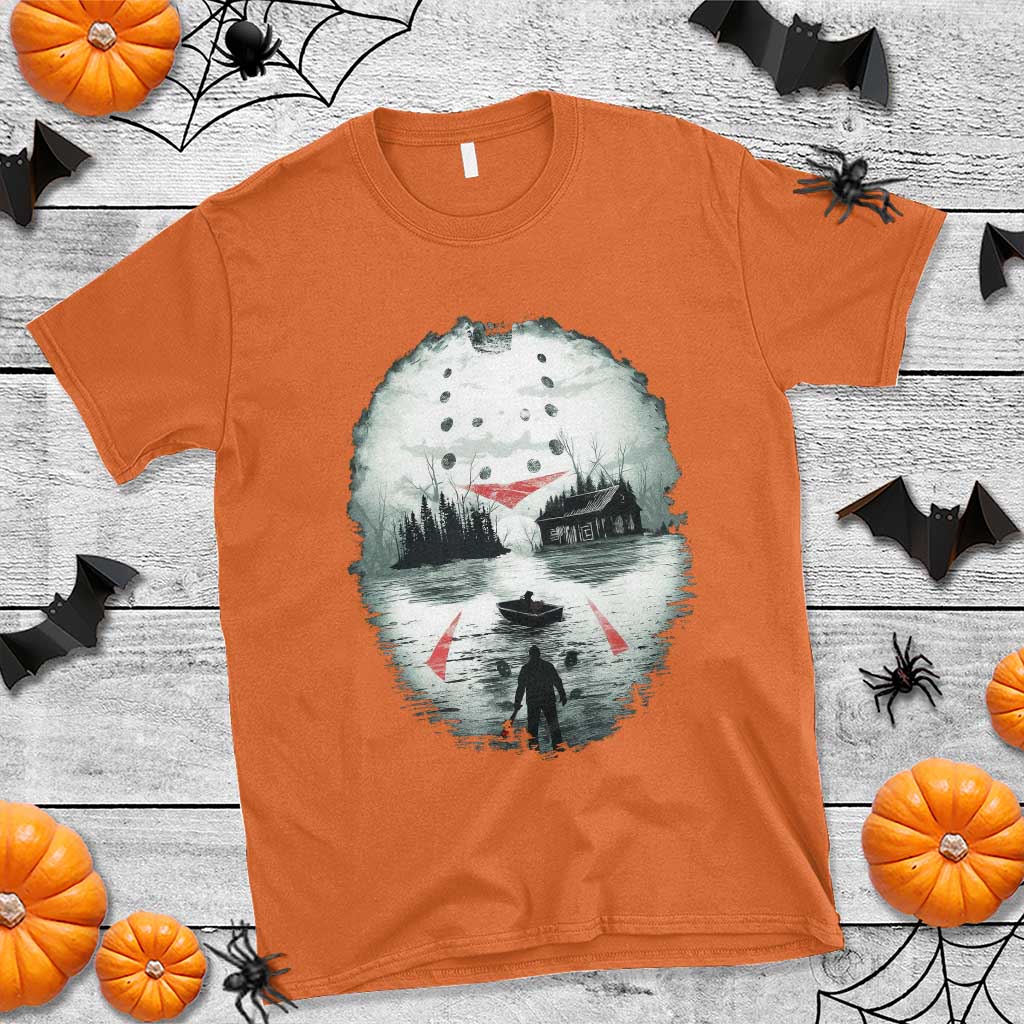 Halloween Jason Hockey Mask Friday 13th Slasher T Shirt - Wonder Print Shop