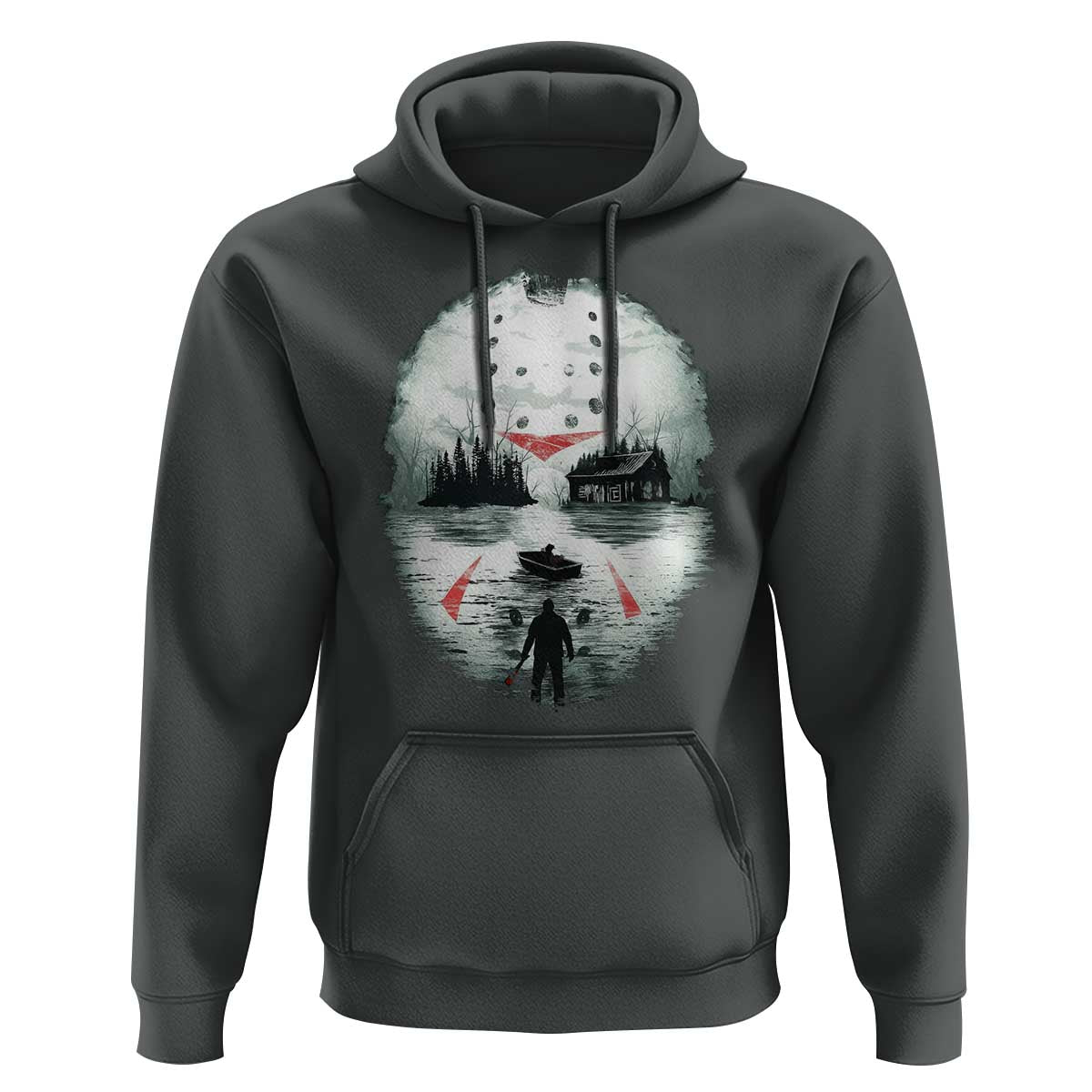 Halloween Jason Hockey Mask Friday 13th Slasher Hoodie - Wonder Print Shop