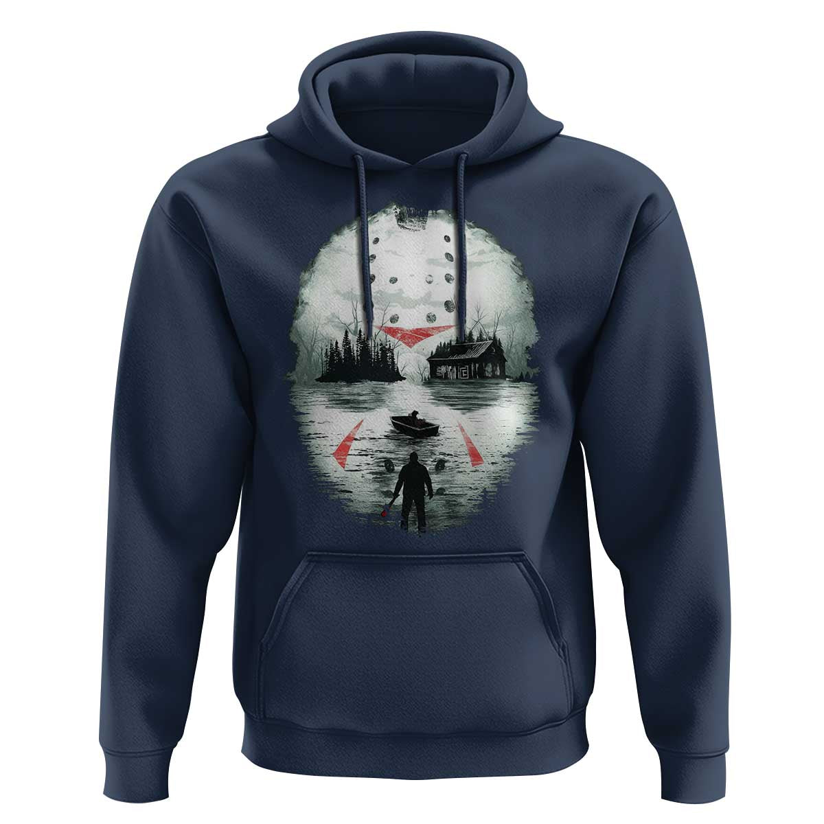 Halloween Jason Hockey Mask Friday 13th Slasher Hoodie - Wonder Print Shop