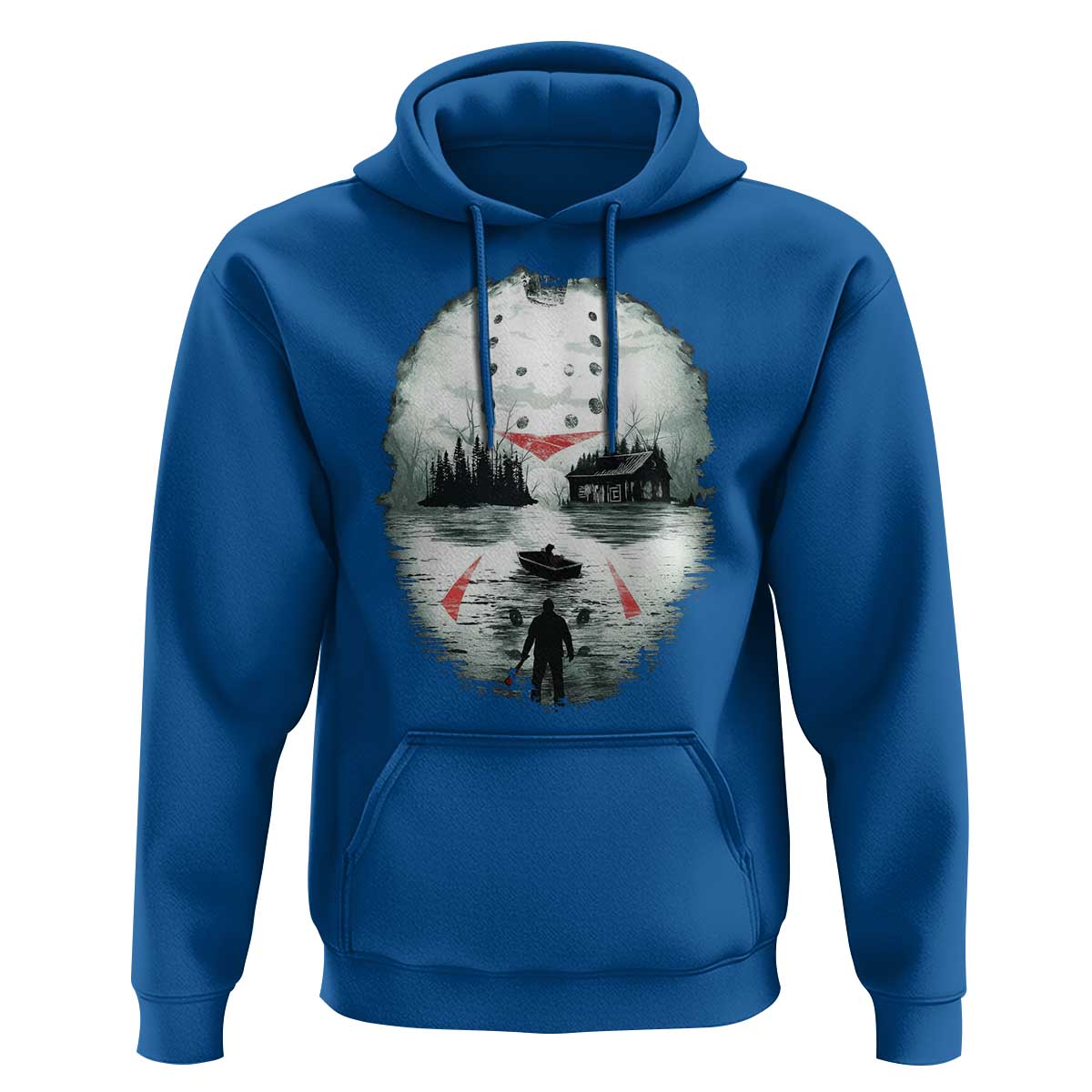 Halloween Jason Hockey Mask Friday 13th Slasher Hoodie - Wonder Print Shop