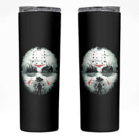 Halloween Jason Hockey Mask Friday 13th Slasher Skinny Tumbler - Wonder Print Shop