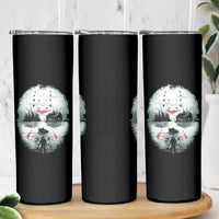 Halloween Jason Hockey Mask Friday 13th Slasher Skinny Tumbler - Wonder Print Shop