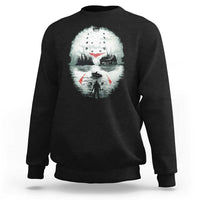 Halloween Jason Hockey Mask Friday 13th Slasher Sweatshirt - Wonder Print Shop
