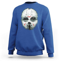 Halloween Jason Hockey Mask Friday 13th Slasher Sweatshirt - Wonder Print Shop
