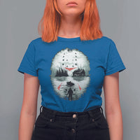 Halloween Jason Hockey Mask Friday 13th Slasher T Shirt For Women - Wonder Print Shop