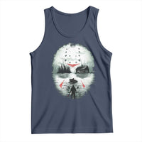 Halloween Jason Hockey Mask Friday 13th Slasher Tank Top - Wonder Print Shop