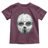 Halloween Jason Hockey Mask Friday 13th Slasher Toddler T Shirt - Wonder Print Shop