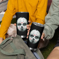 Halloween Jason Hockey Mask Friday 13th Slasher Tumbler Cup - Wonder Print Shop