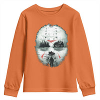 Halloween Jason Hockey Mask Friday 13th Slasher Youth Sweatshirt - Wonder Print Shop