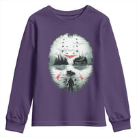 Halloween Jason Hockey Mask Friday 13th Slasher Youth Sweatshirt - Wonder Print Shop
