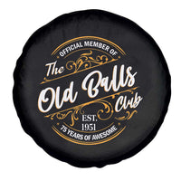 75th Birthday Est 1951 Spare Tire Cover Official Member Of The Old Ball Clubs