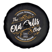75th Birthday Est 1951 Spare Tire Cover Official Member Of The Old Ball Clubs