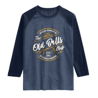65th Birthday Est 1961 Raglan Shirt Official Member Of The Old Ball Clubs