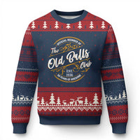 90th Birthday Est 1936 Ugly Christmas Sweater Official Member Of The Old Ball Clubs