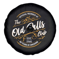 80th Birthday Est 1946 Spare Tire Cover Official Member Of The Old Ball Clubs