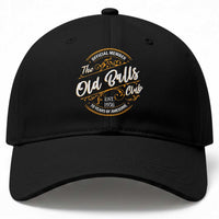 70th Birthday Est 1956 Baseball Cap Official Member Of The Old Ball Clubs