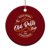 70th Birthday Est 1956 Ceramic Ornament Official Member Of The Old Ball Clubs