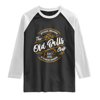 70th Birthday Est 1956 Raglan Shirt Official Member Of The Old Ball Clubs