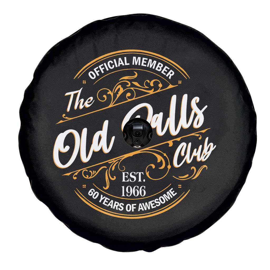 60th Birthday Est 1966 Spare Tire Cover Official Member Of The Old Ball Clubs