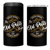 60th Birthday Est 1966 4 in 1 Can Cooler Tumbler Official Member Of The Old Ball Clubs