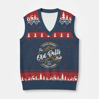 60th Birthday Est 1966 V-Neck Knit Sweater Vest Official Member Of The Old Ball Clubs