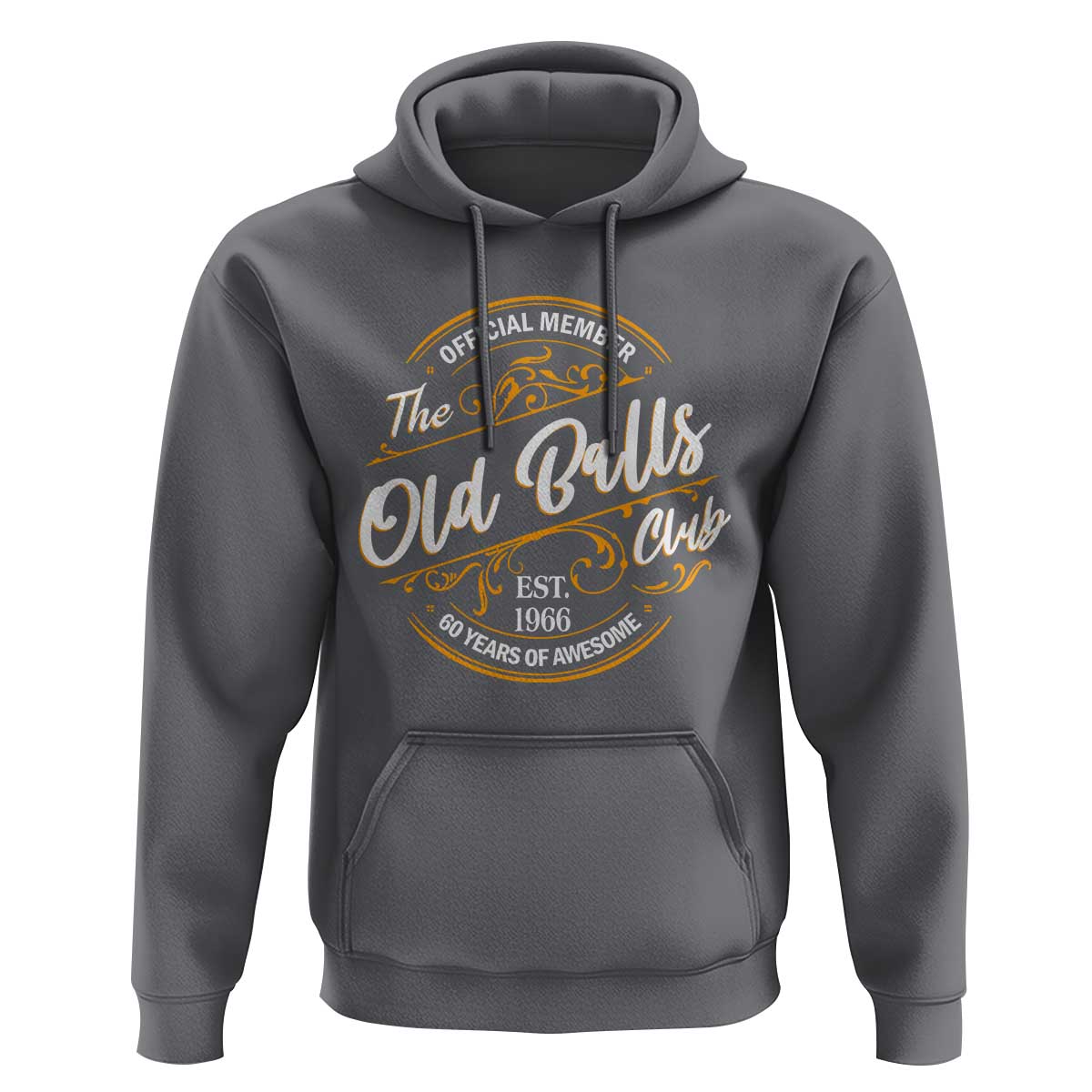 60th Birthday Est 1966 Hoodie Official Member Of The Old Ball Clubs