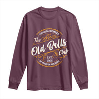 60th Birthday Est 1966 Long Sleeve Shirt Official Member Of The Old Ball Clubs