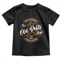 60th Birthday Est 1966 Toddler T Shirt Official Member Of The Old Ball Clubs