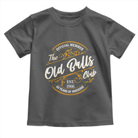 60th Birthday Est 1966 Toddler T Shirt Official Member Of The Old Ball Clubs