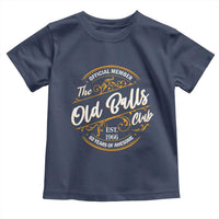 60th Birthday Est 1966 Toddler T Shirt Official Member Of The Old Ball Clubs
