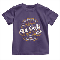 60th Birthday Est 1966 Toddler T Shirt Official Member Of The Old Ball Clubs
