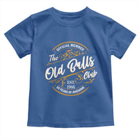 60th Birthday Est 1966 Toddler T Shirt Official Member Of The Old Ball Clubs