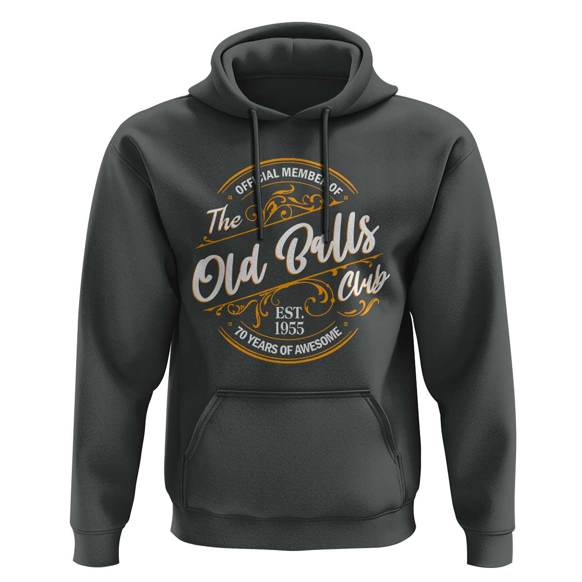 Funny 70th Birthday Hoodie Official Member Of The Old Ball Clubs Baby Boomers - Wonder Print Shop