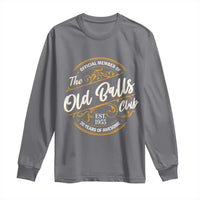 Funny 70th Birthday Long Sleeve Shirt Official Member Of The Old Ball Clubs Baby Boomers - Wonder Print Shop