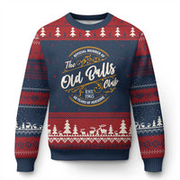 Funny 60th Birthday Ugly Christmas Sweater Official Member Of The Old Ball Clubs Gen X - Wonder Print Shop