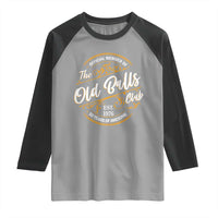 Funny 50th Birthday Raglan Shirt Official Member Of The Old Ball Clubs Gen X EST 1976 - Wonder Print Shop