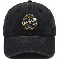 Funny 50th Birthday Washed Cotton Baseball Cap Official Member Of The Old Ball Clubs Gen X EST 1976