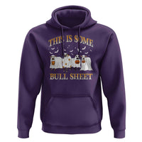 Funny Halloween Hoodie This Is Some Bull Sheet Farm Cow Bat