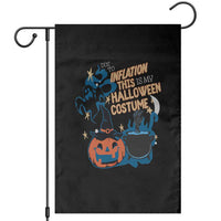 Funny Halloween Garden Flag Due To Inflation This Is My Halloween Costume Pumpkin Ghost - Wonder Print Shop