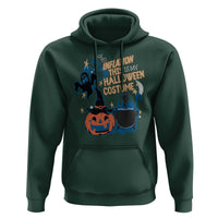 Funny Halloween Hoodie Due To Inflation This Is My Halloween Costume Pumpkin Ghost