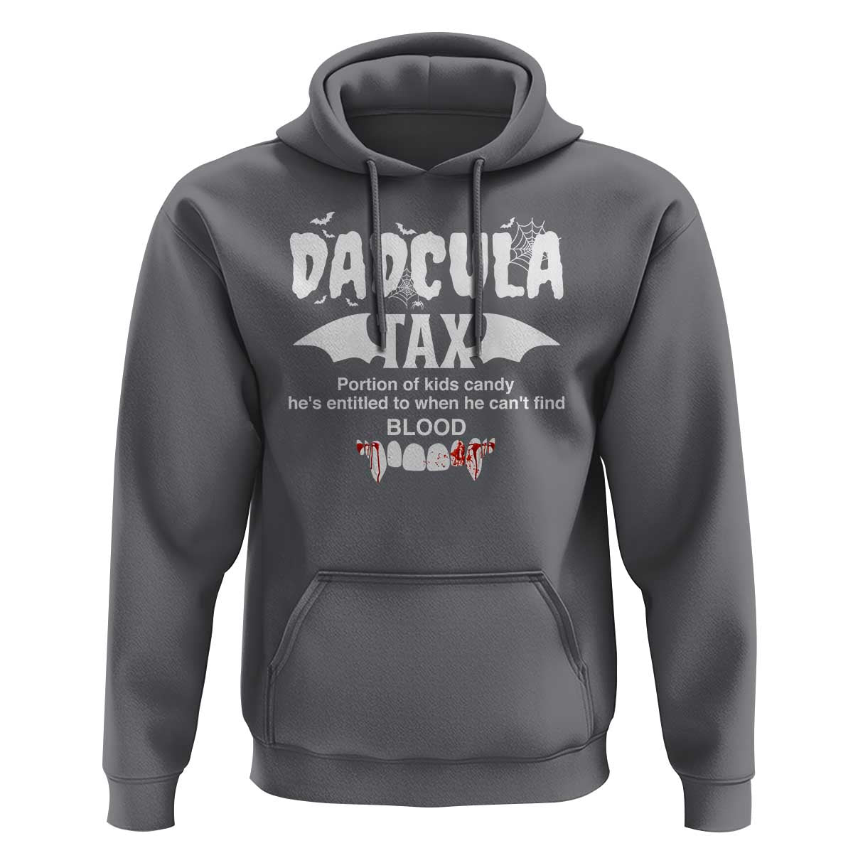 Halloween Dad Hoodie Dadcula Tax Portion Of Kids Candy Vampire